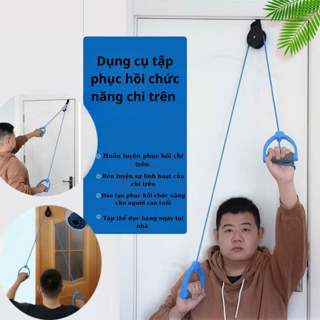Vòng ròng rọc , dây kéo phục hồi chức năng cánh tay sau tai biến , tập thể dục cho  mọi người