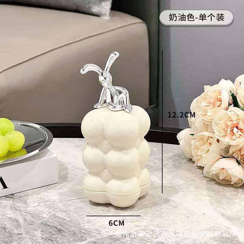 Hộp Đựng Tăm Xỉa Răng Hình Đám Mây Nắp Thỏ Trang Trí Sang Trọng