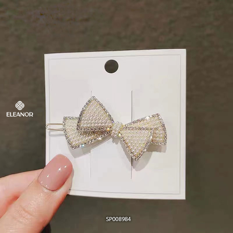 Kẹp tóc nữ Eleanor Accessories đa dạng kiểu dáng thiết kế đính đá kẹp tóc mái phụ kiện tóc 8984