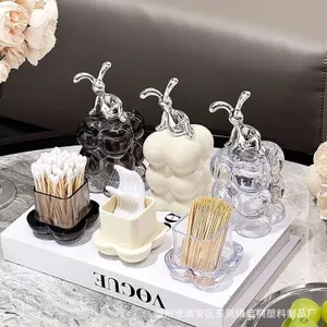 Hộp Đựng Tăm Xỉa Răng Hình Đám Mây Nắp Thỏ Trang Trí Sang Trọng