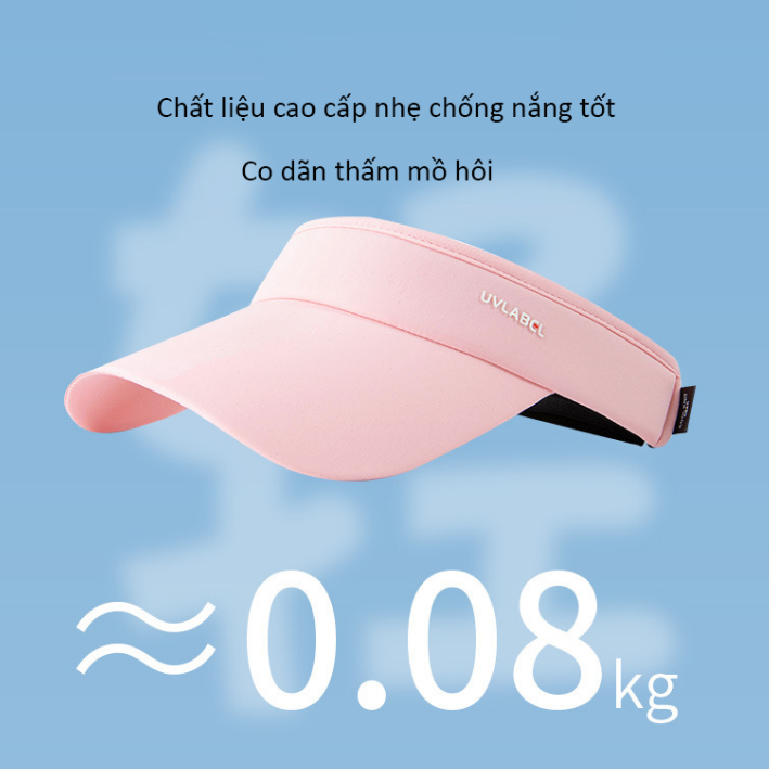 Mũ thể thao nửa đầu chống tia UV , Cotton thấm hút tốt mũ thể thao tennis, golf, pickleball
