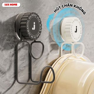 Móc Treo Thau Chậu Nhà Tắm Hút Chân Không Chịu Lực, Giá Cốc Hút Treo Đồ Đa Năng Không Khoan Đục