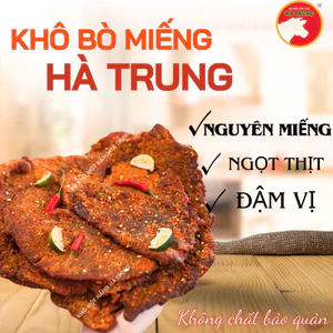 Bò Một Nắng Ăn Liền Dạng Miếng Hà Trung