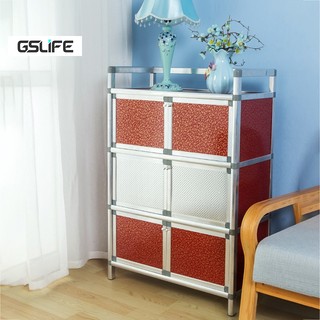 Gslife Kệ Nhà bếp Kệ Đa năng Kệ Để gia vị Nhà bếp Kệ Để Nồi Nhà bếp chống bụi tủ Đựng đồ