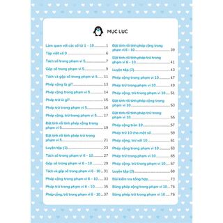 Sách - Siêu Tính Nhẩm Cho Trẻ Mẫu Giáo - Tập 1 - Phép Cộng Trừ Trong Phạm Vi 10