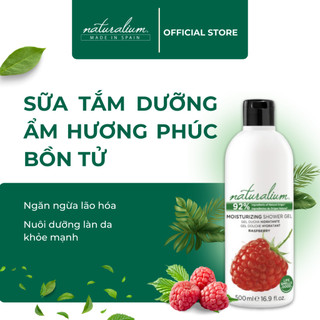 Sữa tắm dưỡng ẩm NATURALIUM 500ml (Hương Phúc Bồn Tử) an toàn cho da, chống lão hóa, giúp da khỏe mạnh sáng đẹp