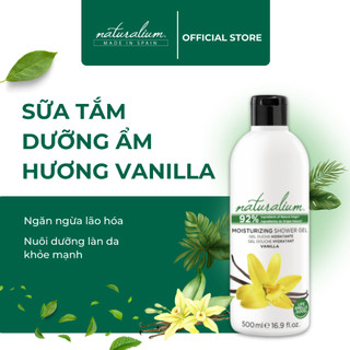 Sữa tắm dưỡng ẩm Naturalium (Hương Vanilla) 500ml ngăn ngừa lão hóa, nuôi dưỡng làn da khỏe mạnh