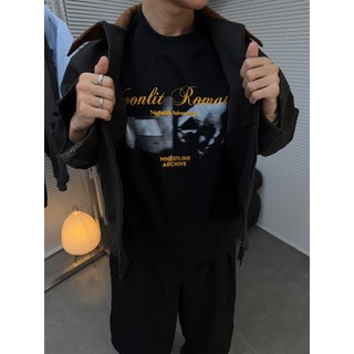 Áo thun MMESTLINE "MOONLIT" form Boxy chất liệu Premium Cotton