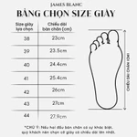 Giày Da Nam James Blanc Giày Lười Nam Da Bò Nhập Mềm Mại Siêu Êm Chân G2687 Đế Cao Su Nguyên Khối Chống Trơn Trượt — ảnh 4