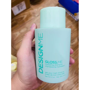 Dầu gội dưỡng ẩm GLOSS.ME của DESIGNME | giúp tóc mềm mại và bóng mượt | Dầu gội dành cho tóc thẳng, tóc gợn sóng hoặc