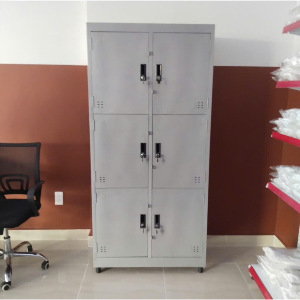 Tủ locker 24 ngăn sơn dầu và sơn tĩnh điện cao cấp, đựng đồ dùng cá nhân.