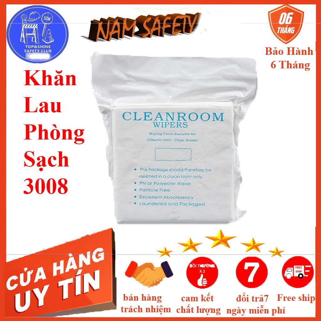 Khăn lau phòng sạch 8009 ,100 tờ kích thước 9''x9'' ,Cleanroom Wiper ...