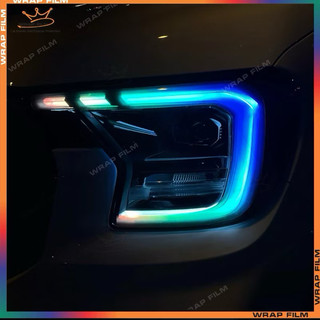 Decal dán đèn Ford Transit 2024 đến 2026 - Decal in 3 lớp cao cấp không phai màu không thấm nước không để lại keo