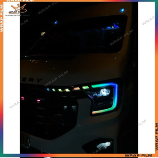 Decal dán đèn Ford Transit 2024 đến 2026 - Decal in 3 lớp cao cấp không phai màu không thấm nước không để lại keo