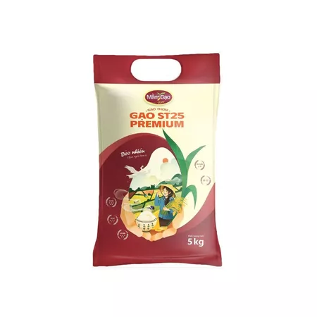 Gạo thơm Mầm Gạo ST25 Premium túi 5kg