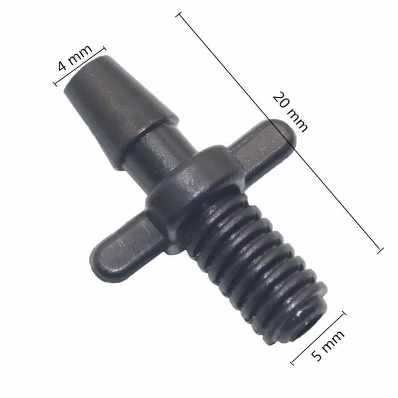 10 cái [ 10 cái] khởi thủy ren 6mm , đầu ren gắn pvc, hdpe đầu gài ra dây 6mm hoặc 8mm