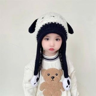 Mũ Trẻ Em Hoạt Hình Sanrio Kuromi Mùa Đông Bảo Vệ Tai Cho Bé Mũ Len Siêu Dễ Thương Hình Hoạt Hình Mũ 🌸 tuyển sỉ🌸