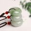 Mặt dây chuyền đồng điếu bình an ngọc Thiên Sơn Thúy tự nhiên,hộ gia chủ được bình an vô sự