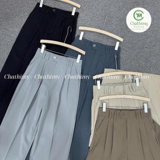 Quần Baggy Đỉa Đôi Dáng Thụng Chất Vải GOLD NHẬT dài quần 92-94cm từ 40-75kg [03]