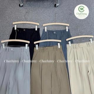 Quần Baggy Đỉa Đôi Dáng Thụng Chất Vải GOLD NHẬT dài quần 92-94cm từ 40-75kg [03]