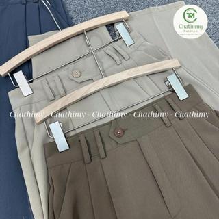 Quần Baggy Đỉa Đôi Dáng Thụng Chất Vải GOLD NHẬT dài quần 92-94cm từ 40-75kg [03]
