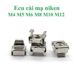 20 cái M4-M12 ecu cài, tán cài M4,M5,M6,M8,M10,M12 mạ niken