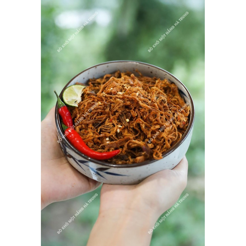 Khô Bò Một Nắng Xé Sợi Hà Trung Phú Yên