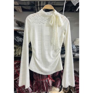 Áo Nữ Tiểu Thư Cổ Buộc Nơ ĐÁP REn Nhẹ Nhàng Màu Xinh MIX đồ siêu đẹp