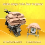 Baga giá chở hàng xe máy Lộc Phát có mở cốp xe đa năng, loại trung 60x60cm lắp cho xe Ga & xe Số — ảnh 6
