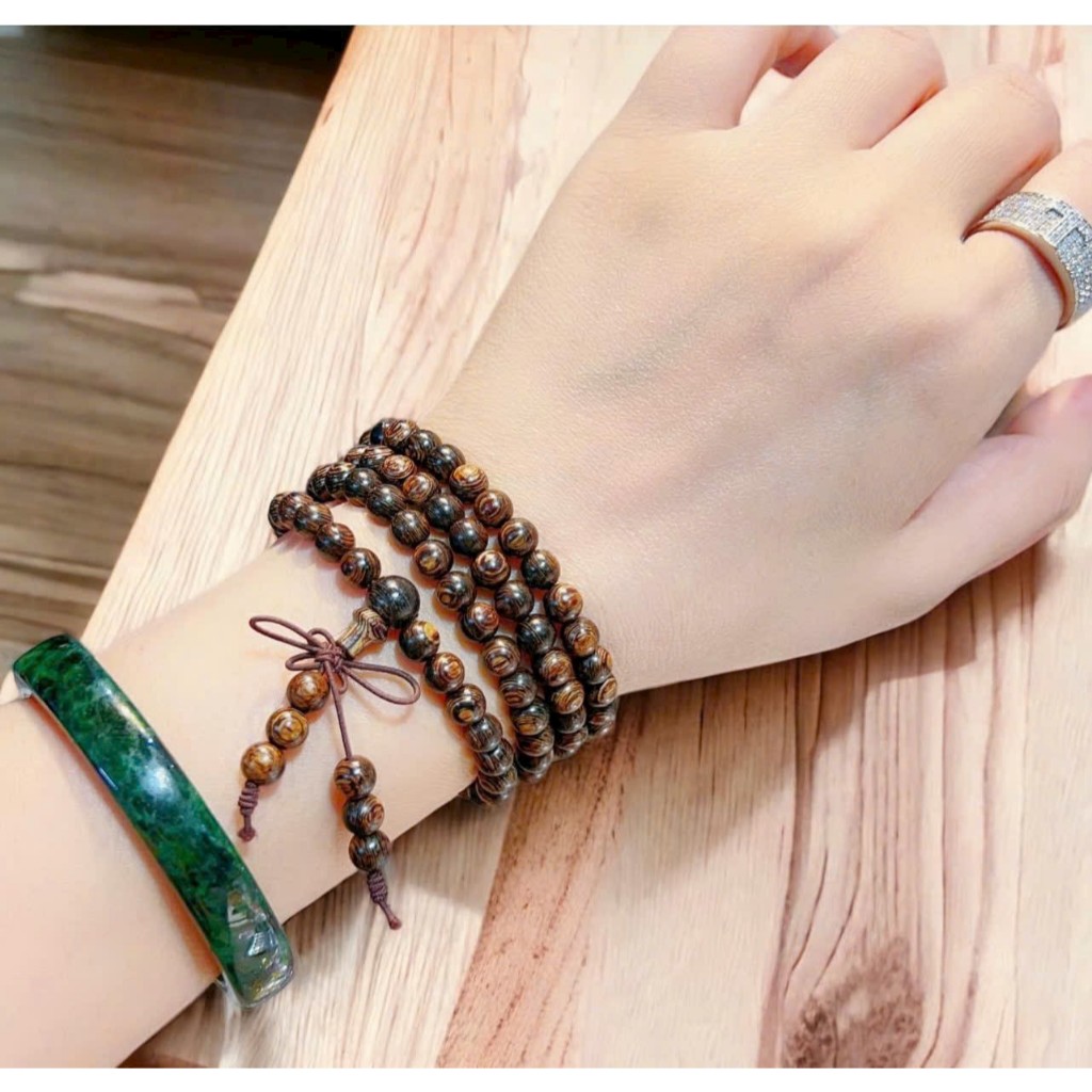 1 nụ trầm mẫu thử được tặng khi mua Vòng tay trầm hương 108 hạt trầm sánh cao cấp tự nhiên nam nữ Trầm Hương Bình An