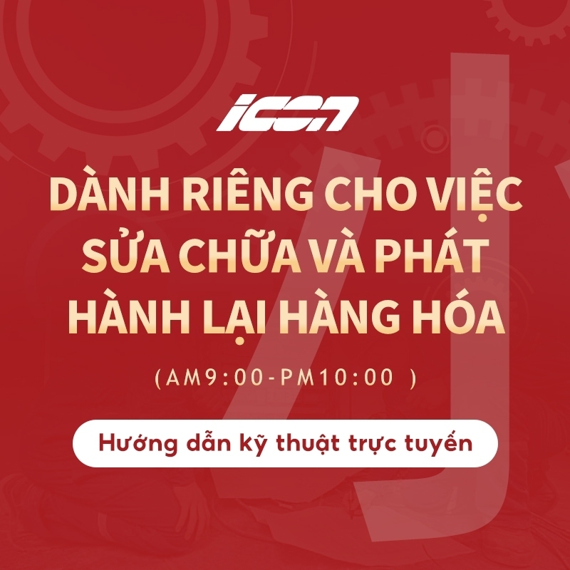 ICON 1111 đại tu/bổ sung hết hàng, dịch vụ hậu mãi