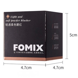 Phấn Má Hồng Fomix Mềm Mại Trong Suốt Thiết Kế Đầu Nấm Và Gương Tiện Dụng