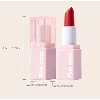 Son Môi PinkCoCo Dễ Thương Không Dính Cup,Không Mờ Sử Dụng Hằng Ngày Thấy Sự Quyến Rủ Một Mảnh Makeup