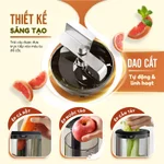 [Mua Trong Live 1390K] Máy Ép Chậm Masuto Ms Healthy Làm Kem Ép Trái Cây Nguyên Quả Kiệt Bã Dung Tích 0,6L Làm Nước Ép — ảnh 7