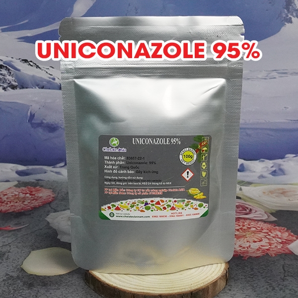 Uniconazole 95% nguyên chất (Ức chế sinh trưởng, kích thích ra hoa trái ...
