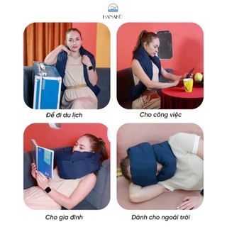 Gối VÔ CỰC siêu nâng đỡ tiện lợi đối với đầu và cổ mang lại cảm giác thư giãn, thoải mái