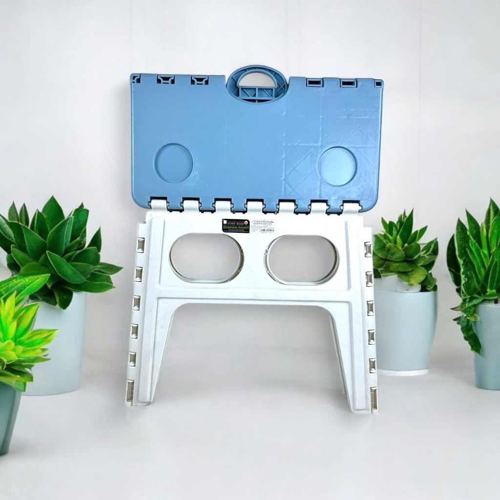 Bàn Xếp Nhựa Kiểu Nhật Cao Cấp Vinh Nam Plastic (48 x 49 x 40 cm) Nhựa PP Cứng Cáp Bàn Nhựa Xếp Gọn