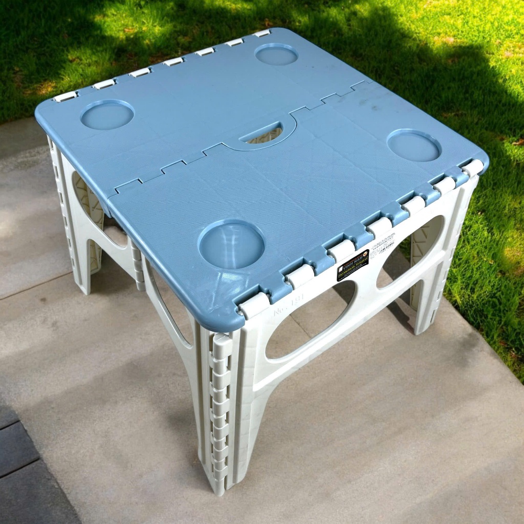 Bàn Xếp Nhựa Kiểu Nhật Cao Cấp Vinh Nam Plastic (48 x 49 x 40 cm) Nhựa PP Cứng Cáp Bàn Nhựa Xếp Gọn