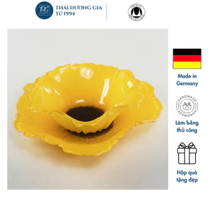 Bát thủy tinh màu vàng Walther-Glas Susanna Sunflower | Thái Dương Gia