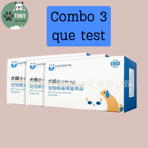 Bộ que test bệnh parvo ở chó( test CPV ), Combo 3 que test