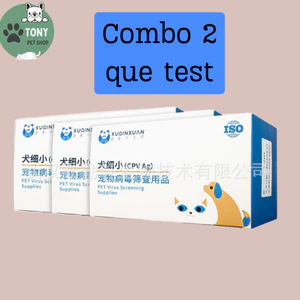 Que test bệnh parvo ở chó( test CPV) , combo 2 que test