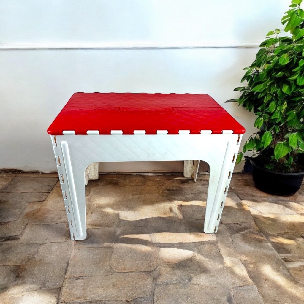 Bàn Chữ Nhật Gấp Gọn Cao Cấp Vinh Nam Plastic (65 x 45 x 50 cm) Nhựa PP Cứng Cáp Bàn Nhựa Xếp Gọn