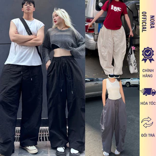 Quần Parachute Harem Nam Nữ Avocado Quần Dáng Thụng Chất Gió Nhăn Cao Cấp Dễ Vận Động Phong Cách