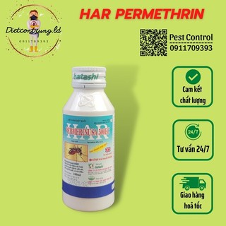 Chế phẩm diệt muỗi Har Permerinusa 500Ec - chai 100ml - Liên doanh Anh Quốc