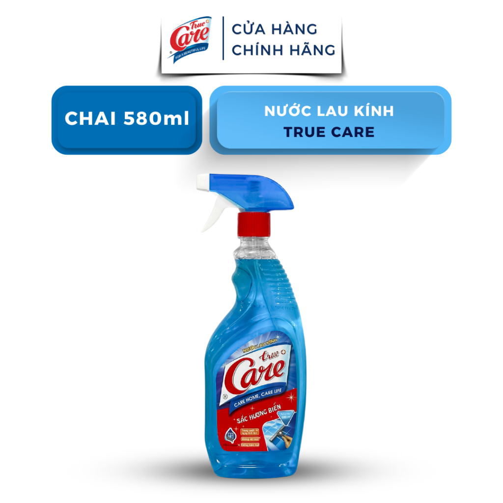 Nước Lau Kính True Care 580ml