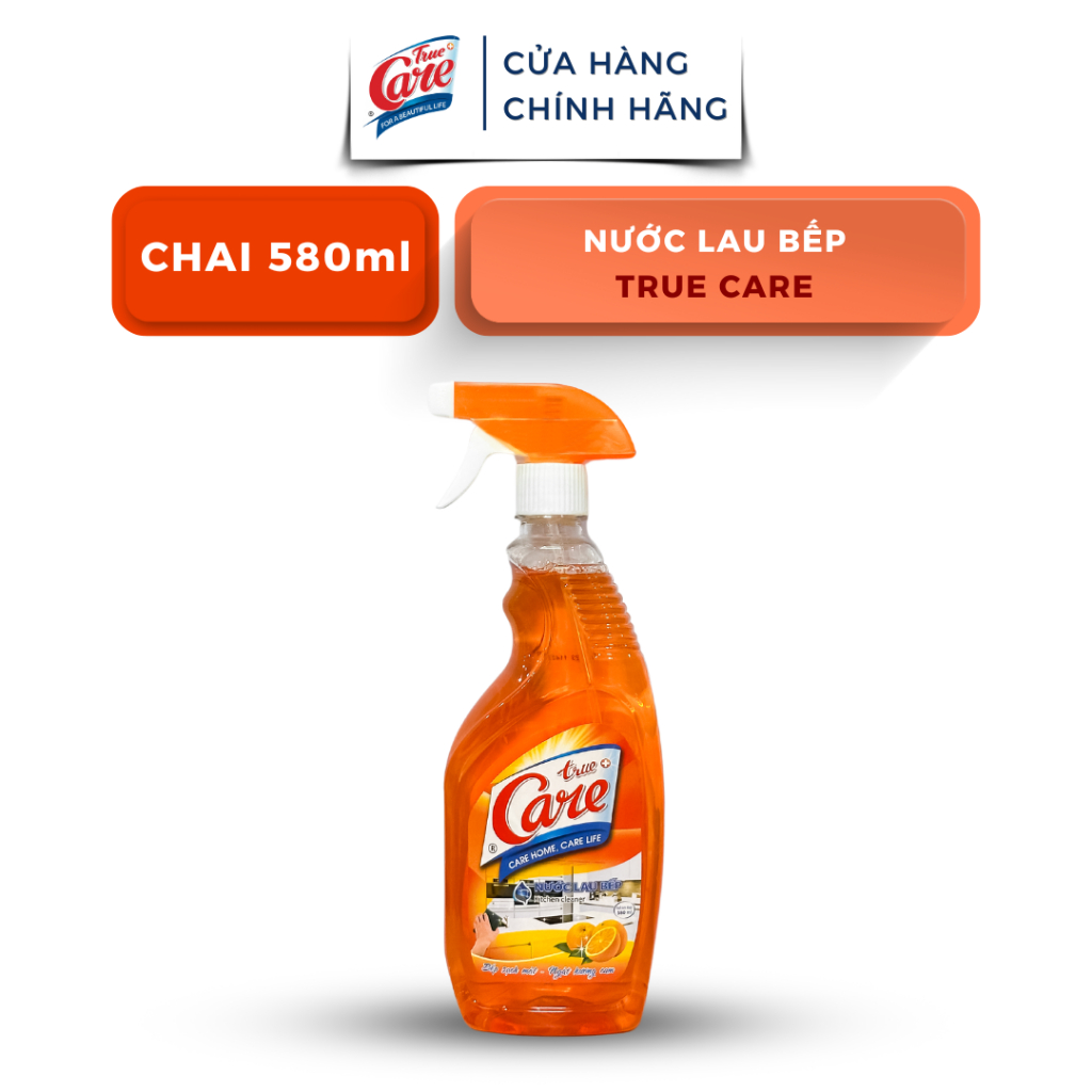 Nước Lau Bếp True Care 580ml