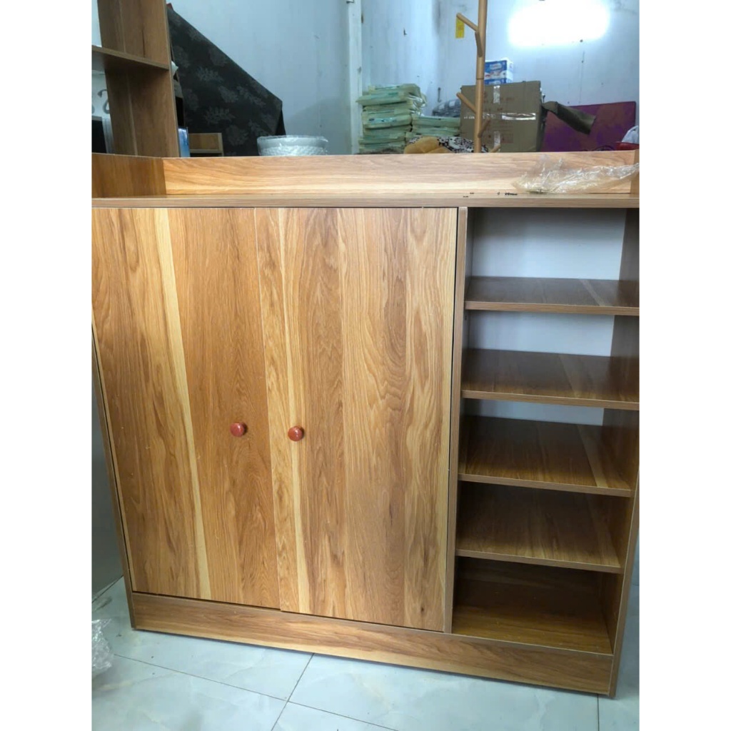 Tủ giày gỗ, kệ để giầy dép kích thước 90x90x30cm đa dạng mẫu mã, gỗ MDF chắc chắn