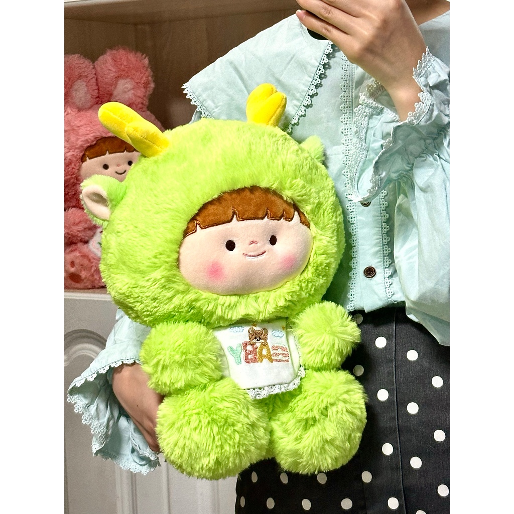 [ MẪU MỚI SIÊU XINH] Gấu bông búp bê em bé mặc đồ thú đáng yêu thú nhồi bông bé gái cosplay Gấu Thỏ Cún Rồng dễ thương