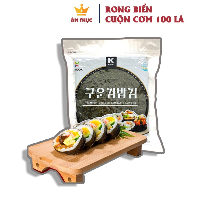 Lá Rong Biển Cuộn Cơm 100 Lá ( 240gr ) K - Wook's | Shopee Việt Nam