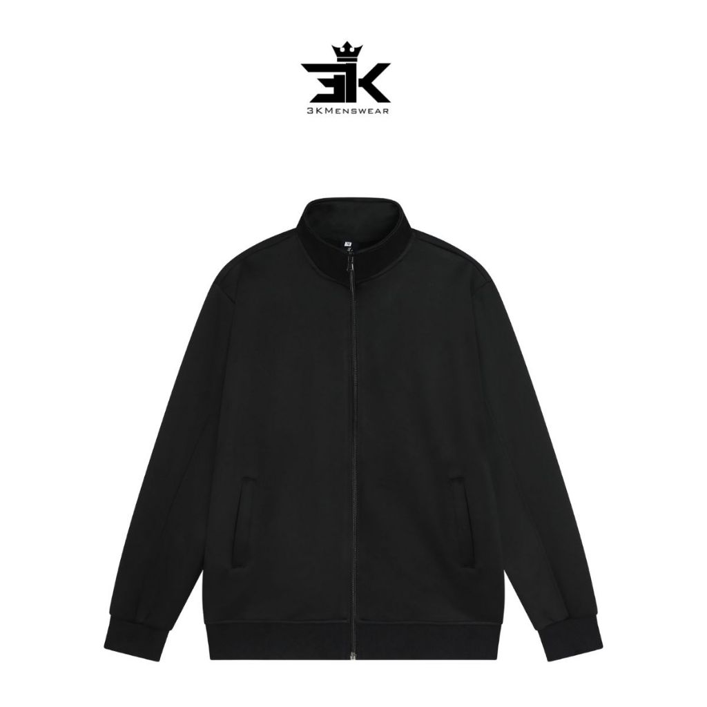 Áo khoác nỉ 2 da, áo khoác zip from boxy Unisex có 3 màu trẻ trung năng động
